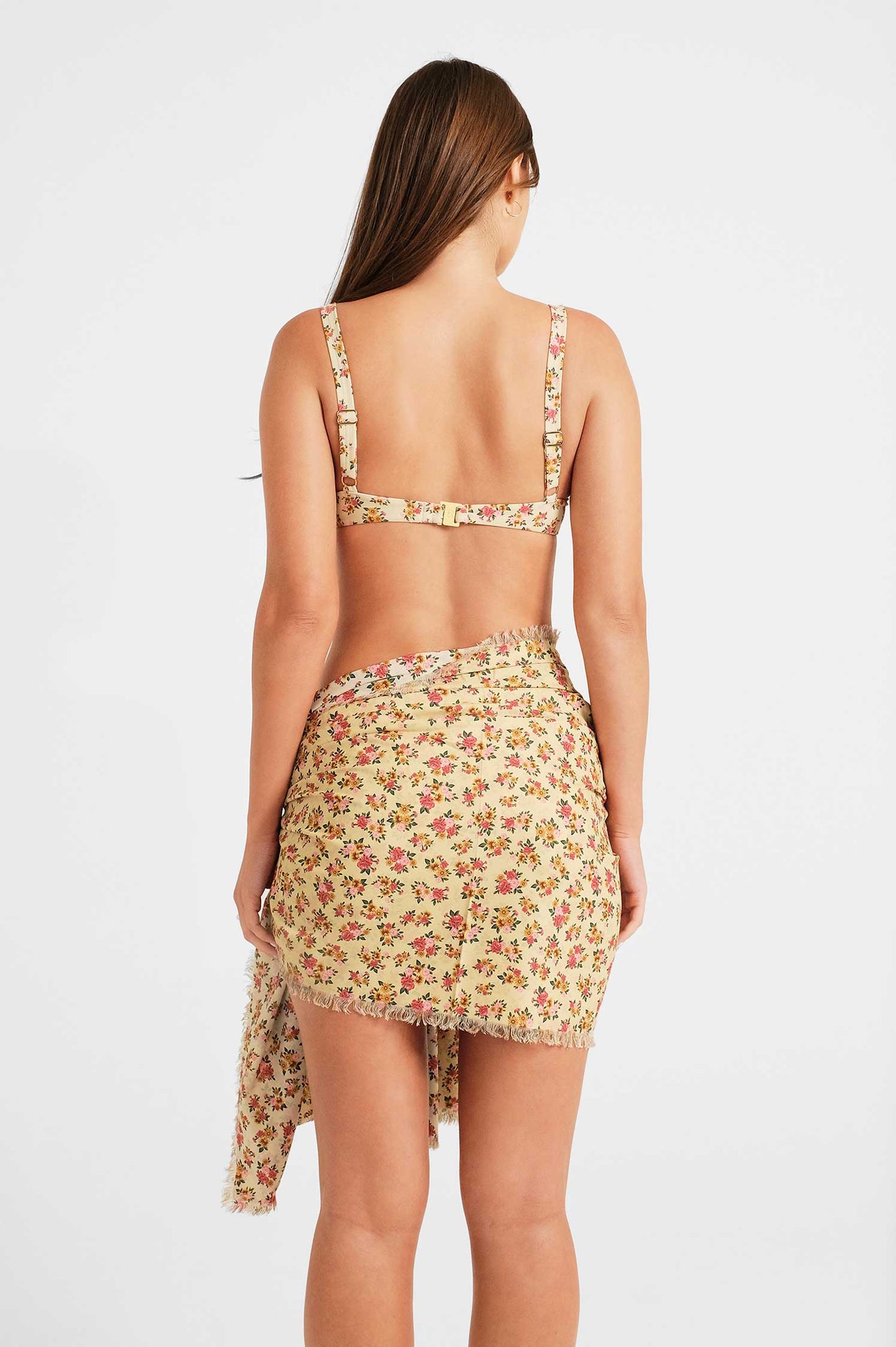 Keisha Frayed Sarong / Marabella FINAL SALE