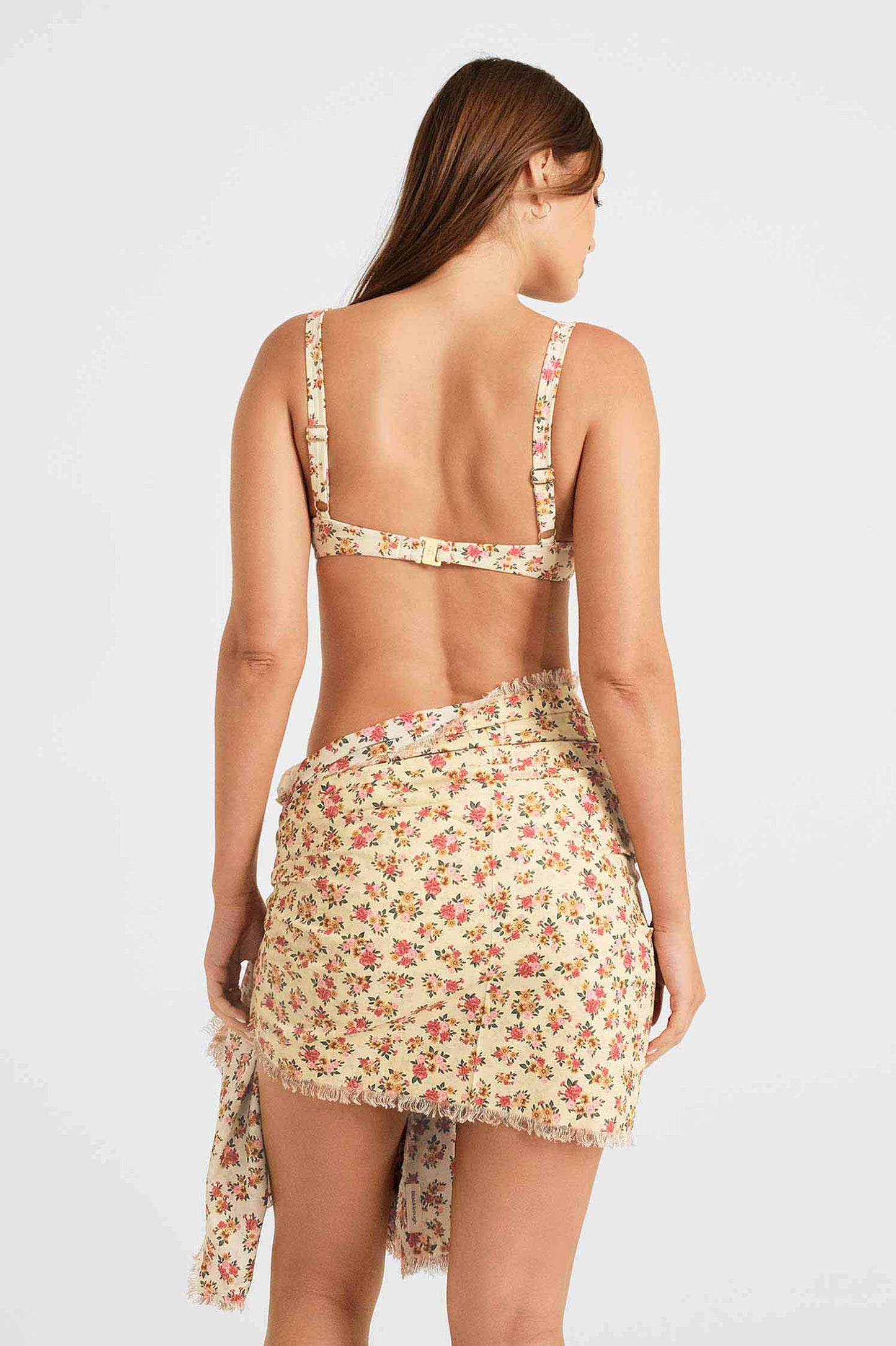 Keisha Frayed Sarong / Marabella FINAL SALE