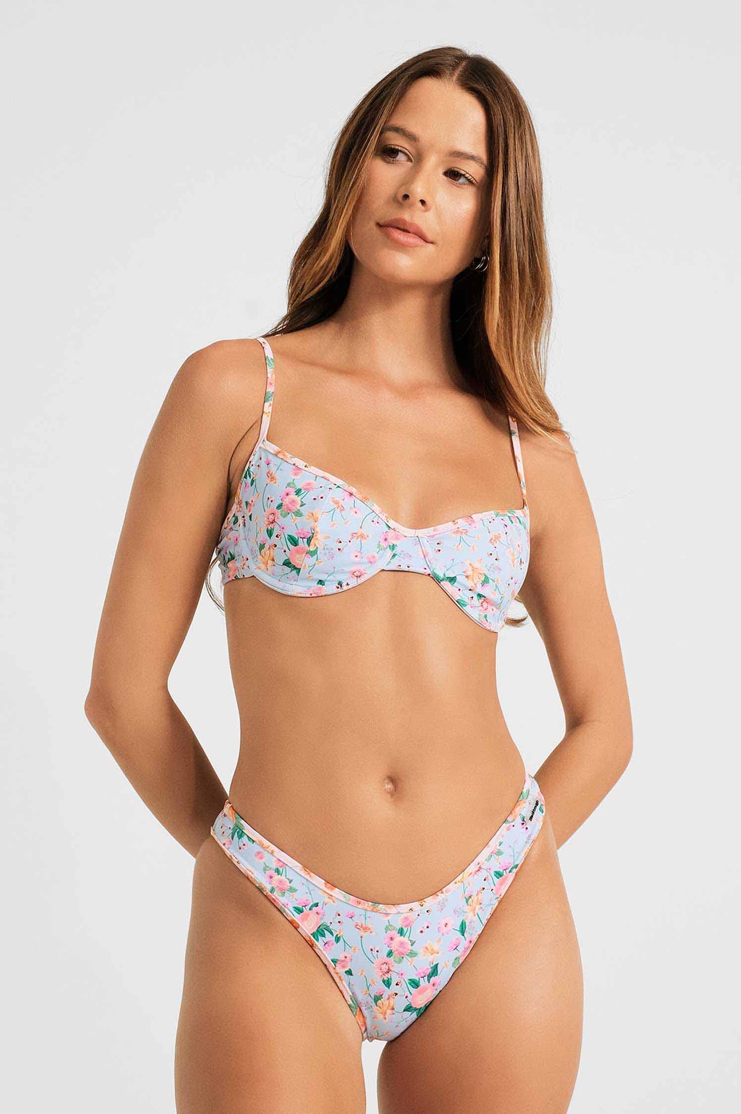 Fiona High Rise Cheeky Bottoms / Venice Spring FINAL SALE