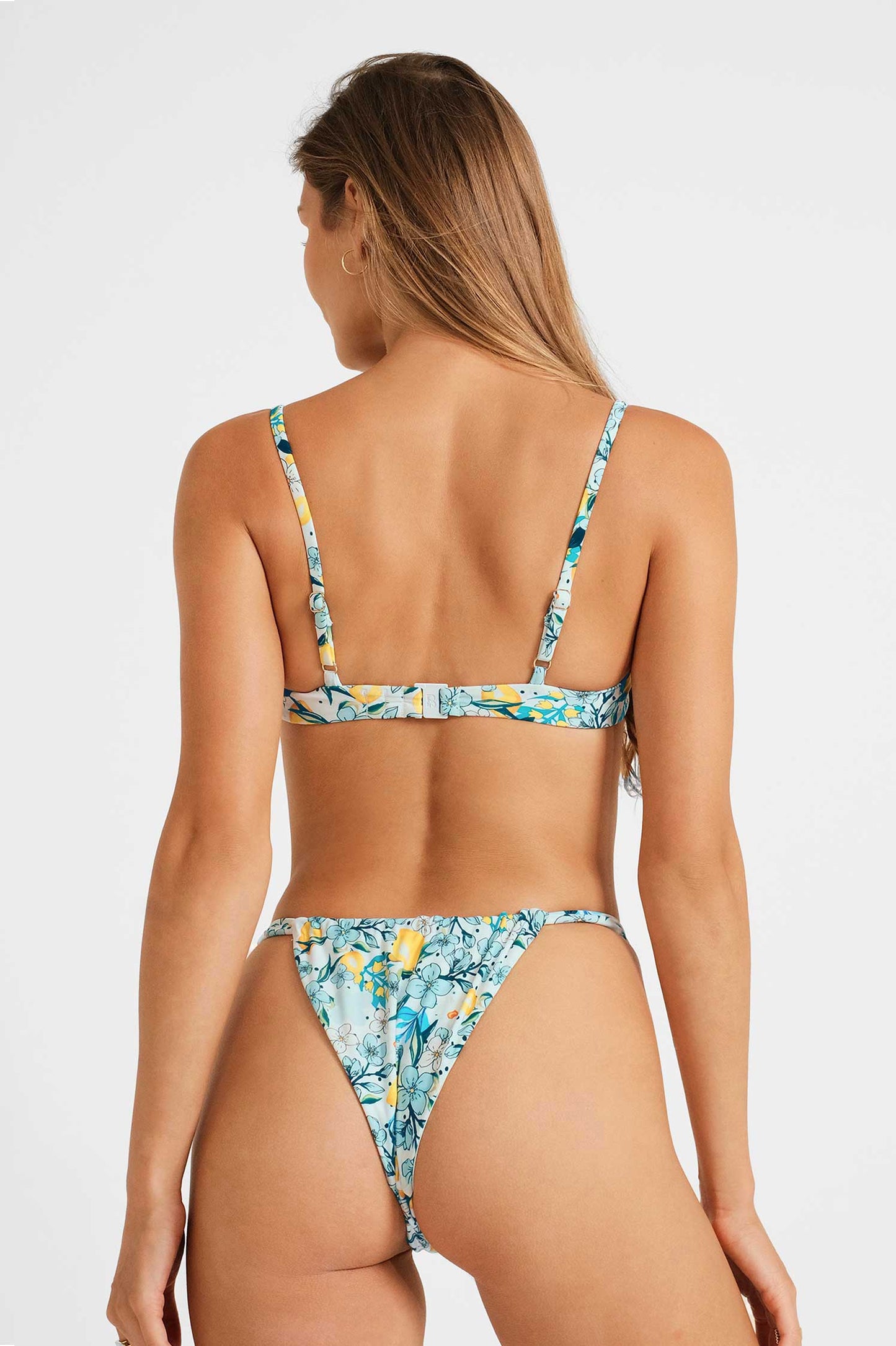 Georgia Ruched Underwire Top / Limoncello FINAL SALE