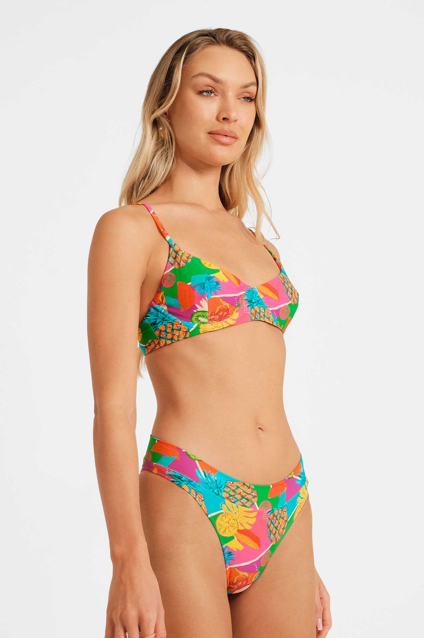 Juliet High Waisted Medium Bottoms / Island Tiki FINAL SALE