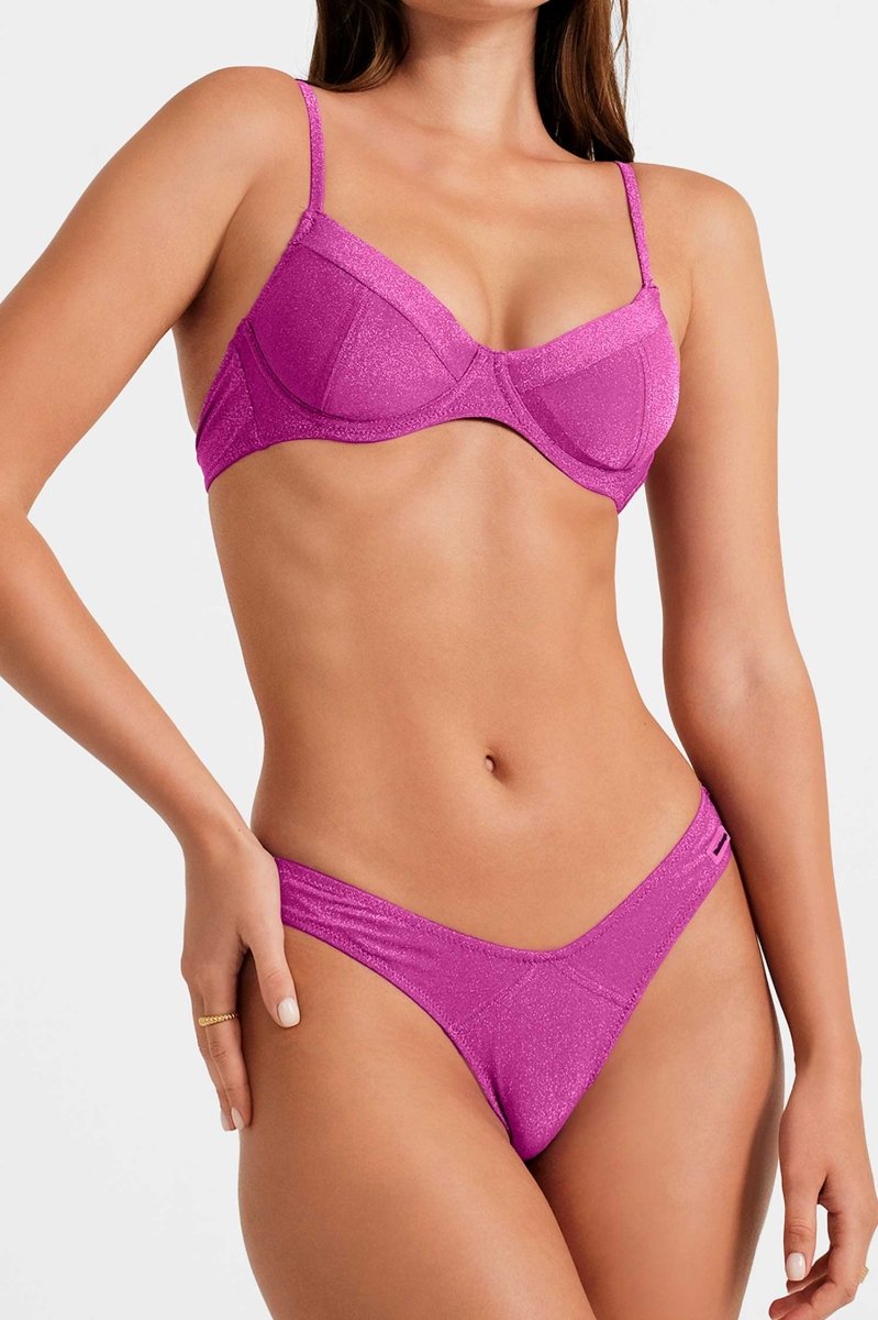 Cindy Push Up Underwire Top / Hollyhock Shimmer FINAL SALE
