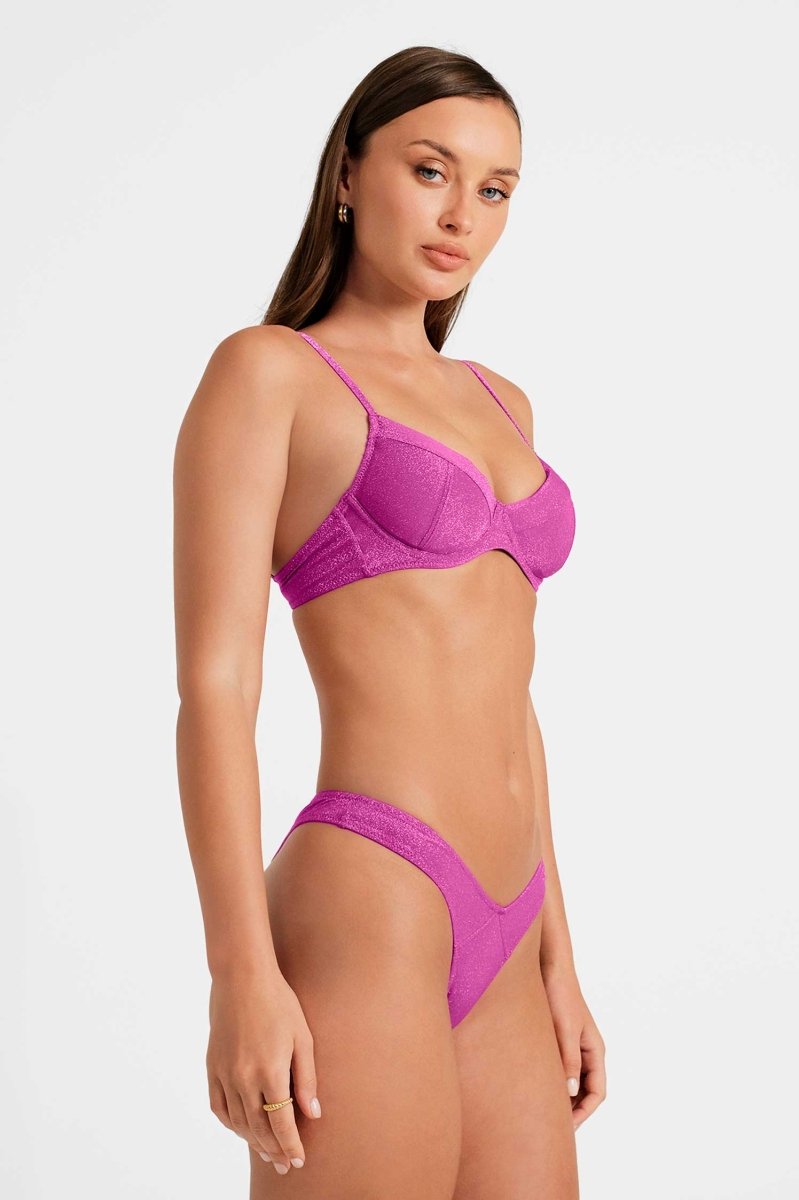 Cindy Push Up Underwire Top / Hollyhock Shimmer FINAL SALE