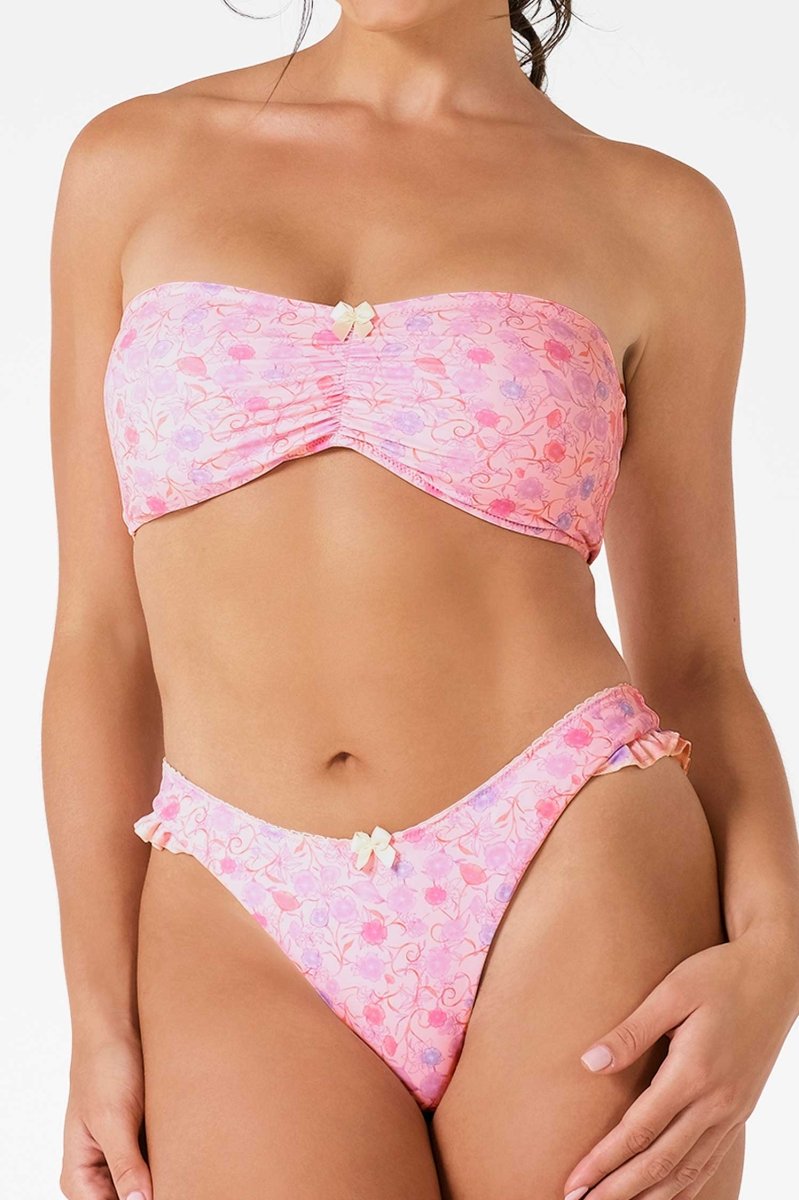 Candice Ruffled Cheeky Bottoms / Mille Fleur FINAL SALE