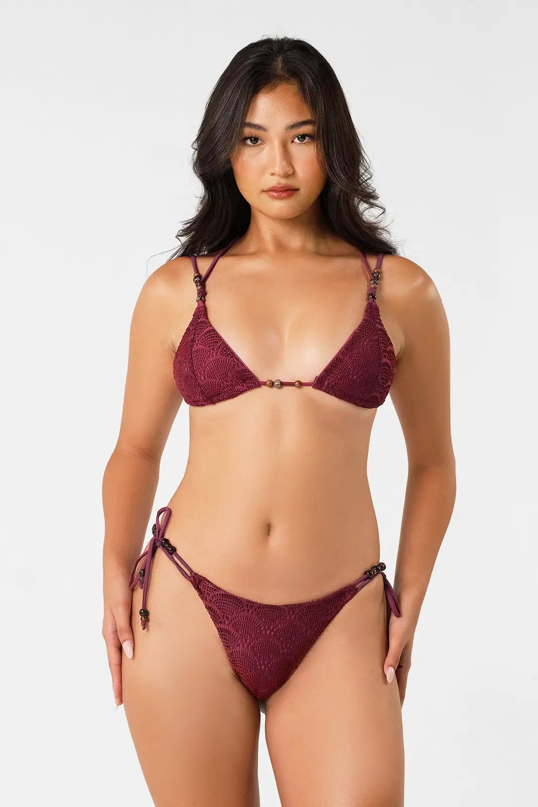 Vera Double Strap Cheeky Bottoms / Henna