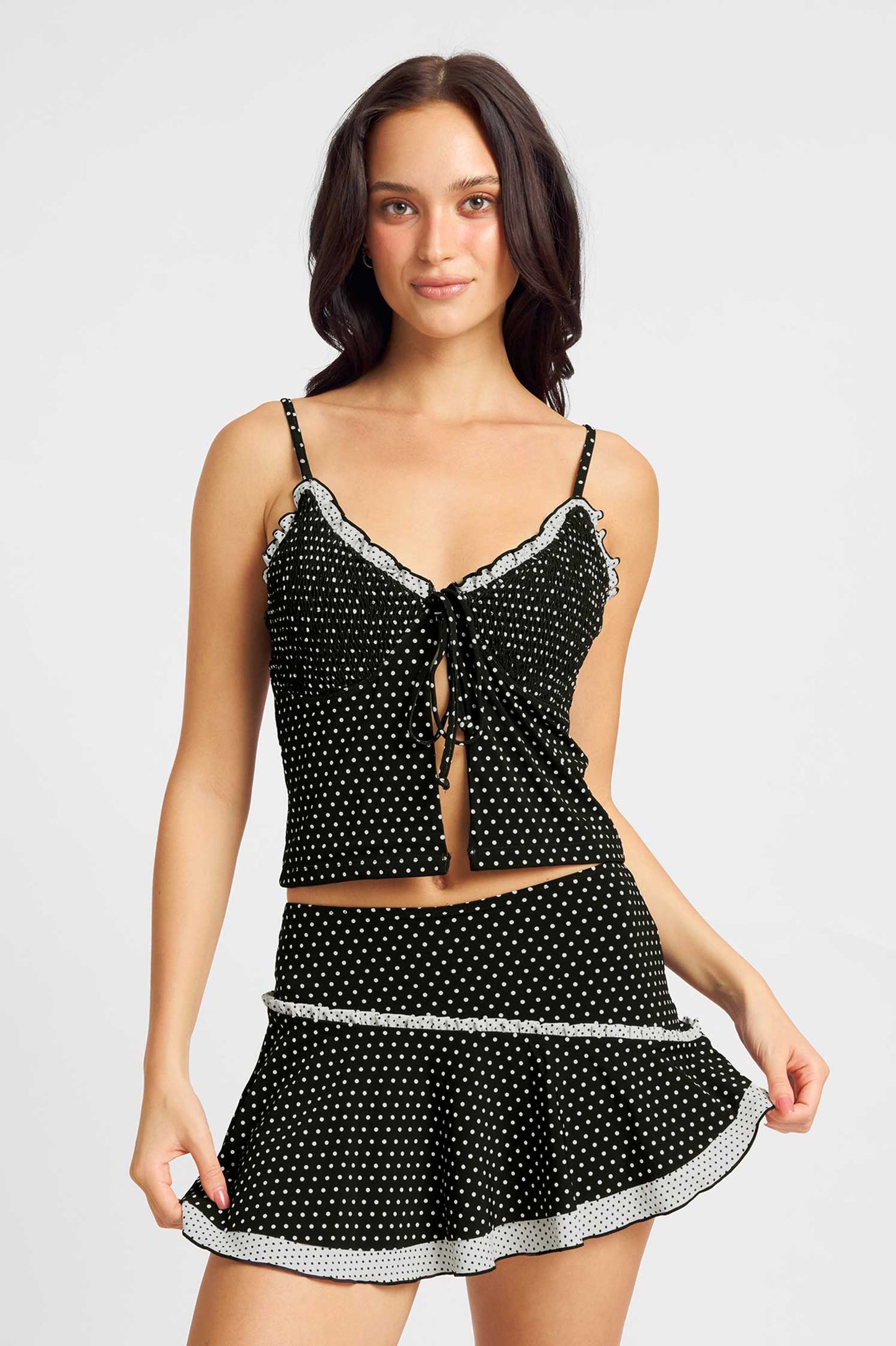 Louise Dainty Tankini Top / Love Noir