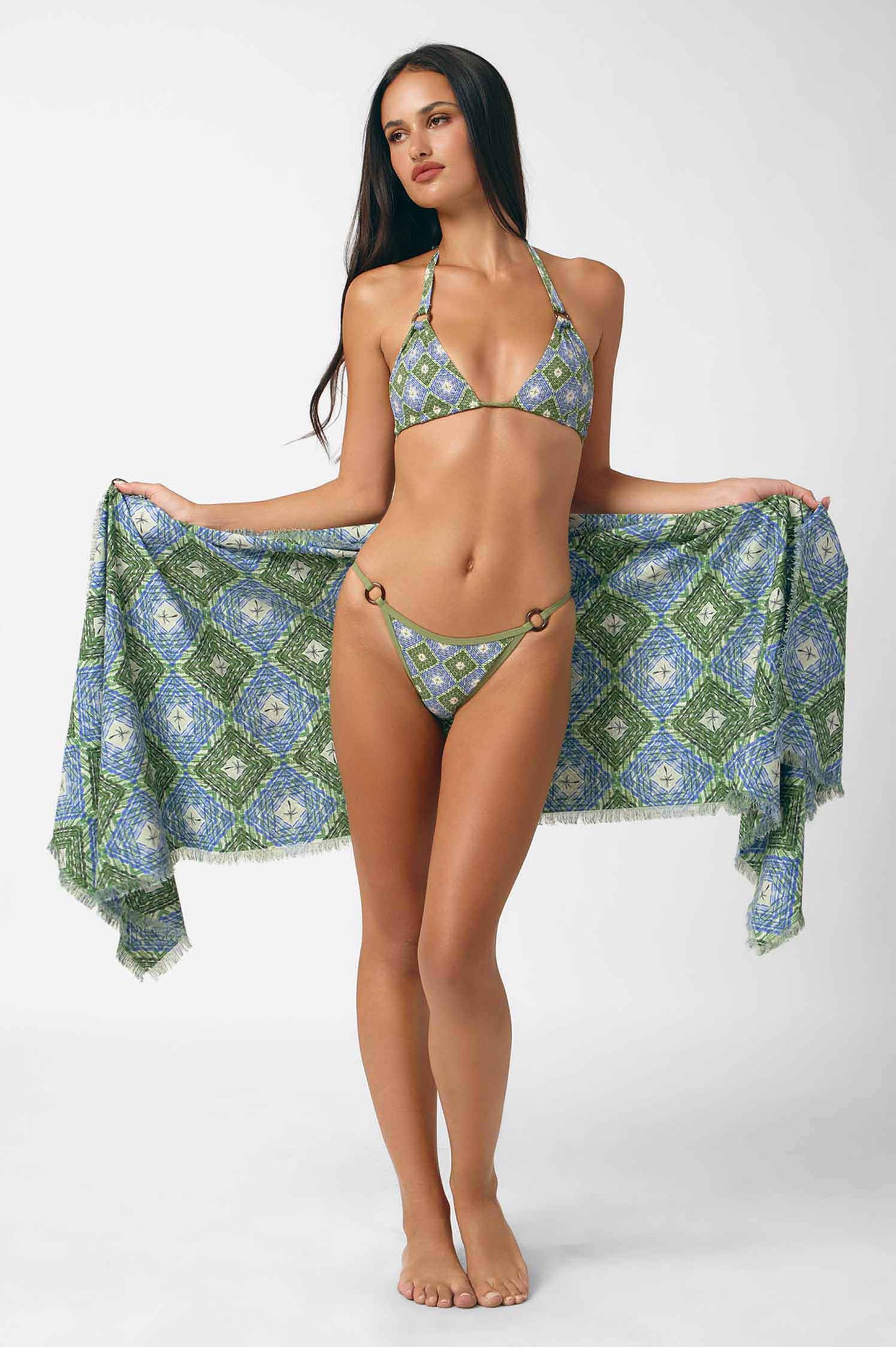 Keisha Frayed Sarong / Sampieri
