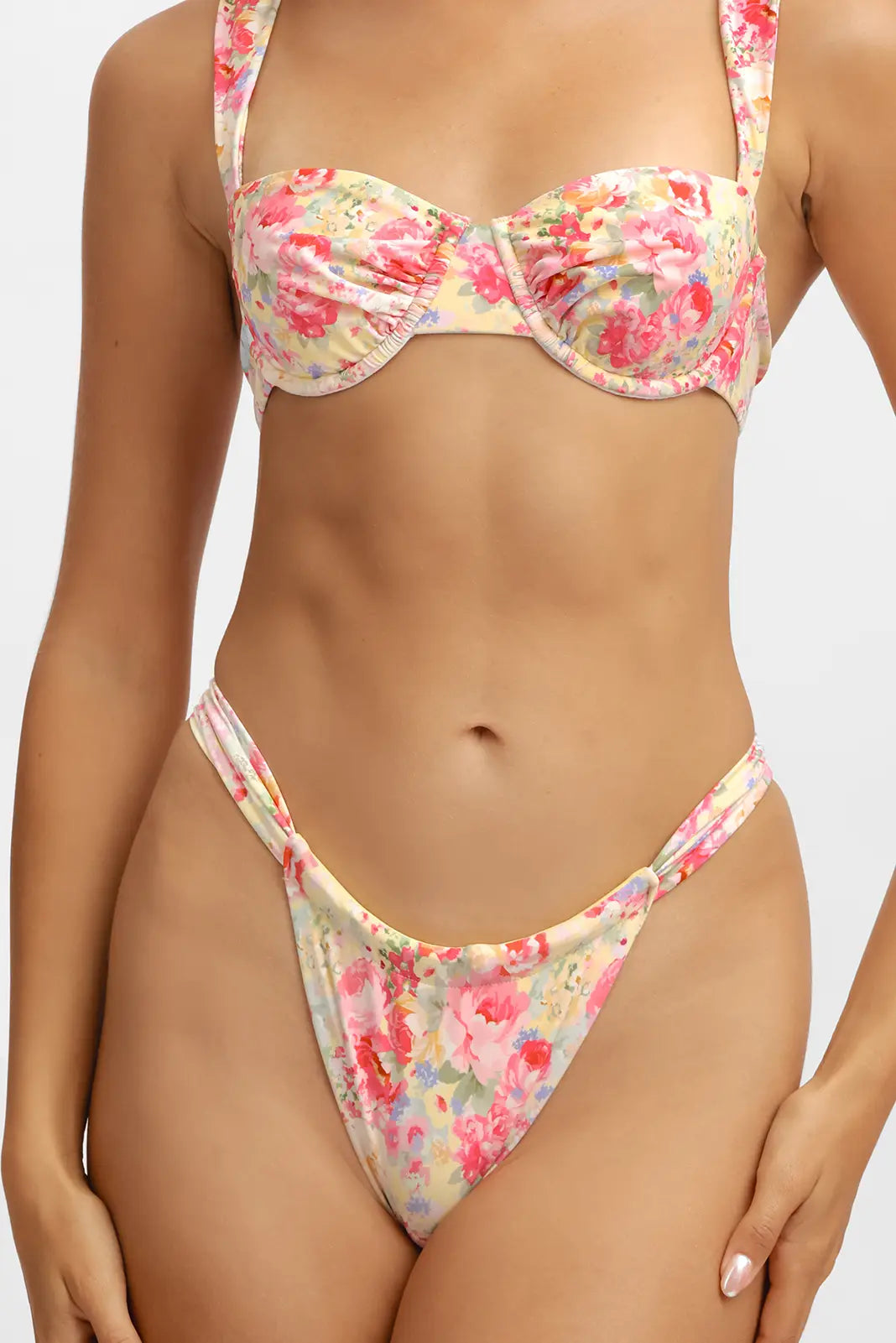 Claire Ruched Underwire Top / Flower House FINAL SALE