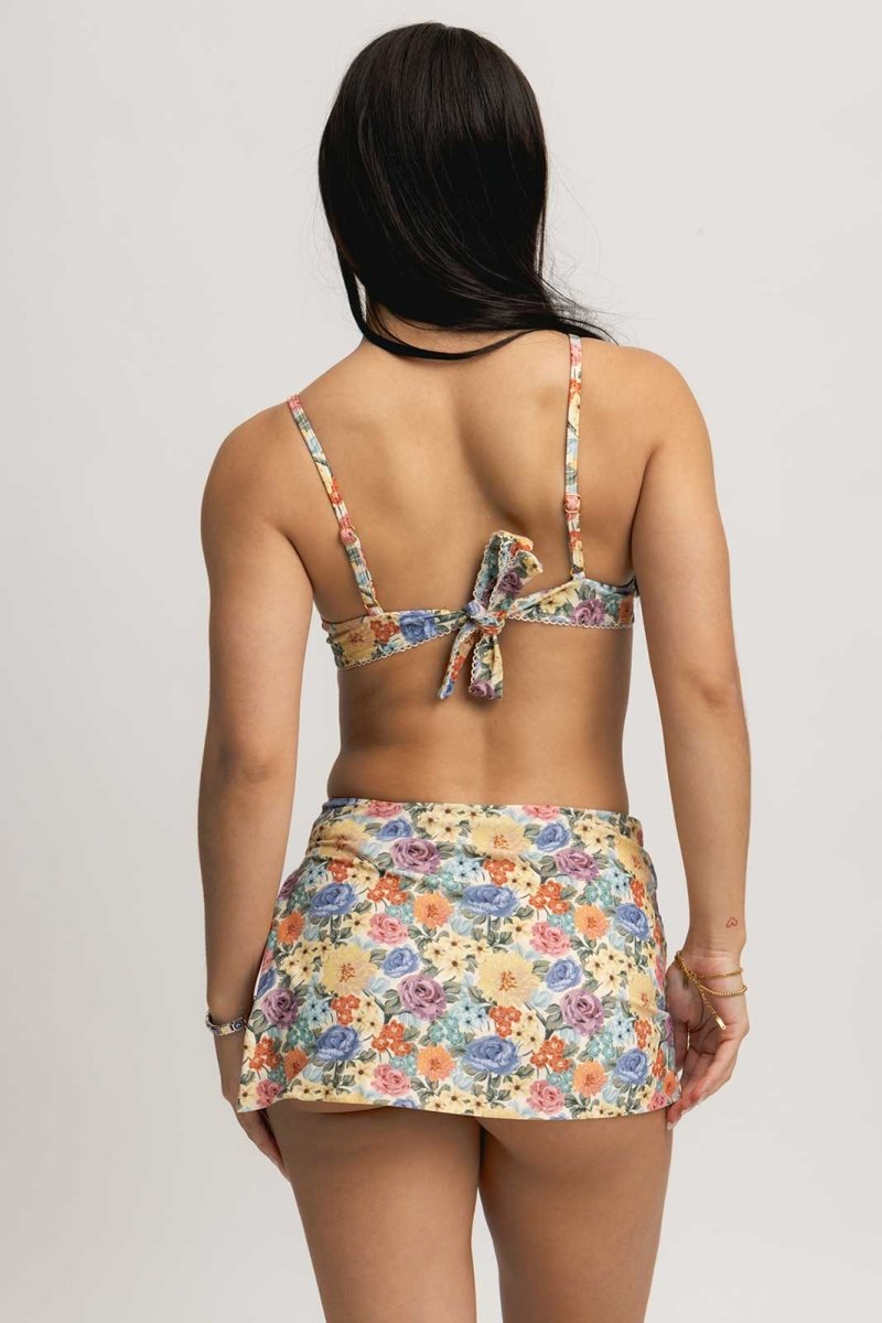 Maeve Slit Mini Skirt / La Vie En Rose