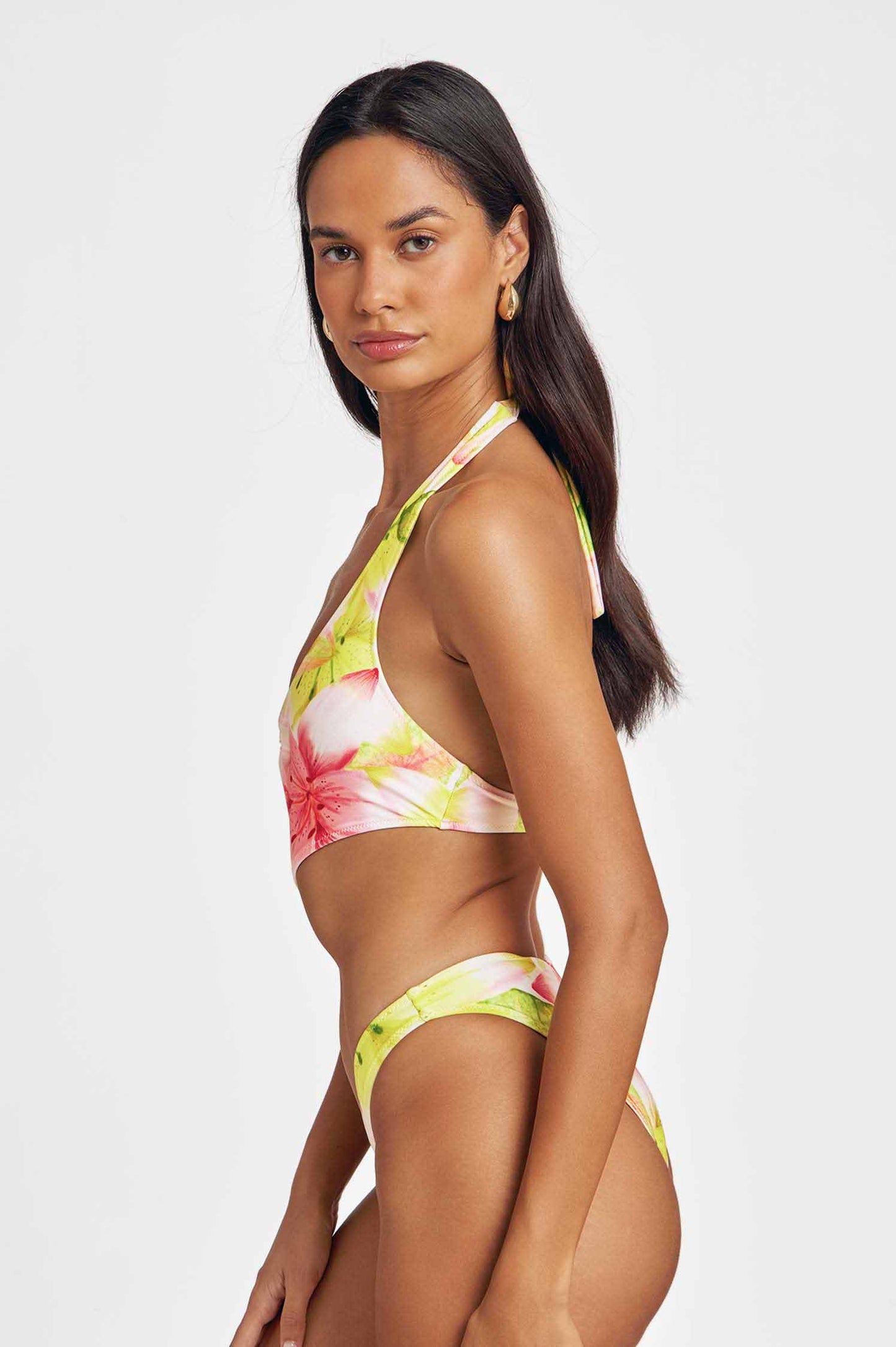 Inola Asymmetrical Cut-Out One Piece / Aruba