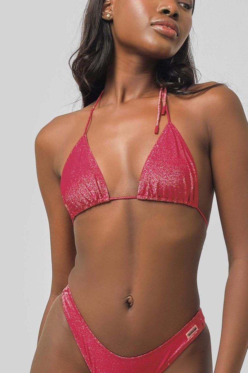 Martini Triangle Top / Ruby Shimmer FINAL SALE