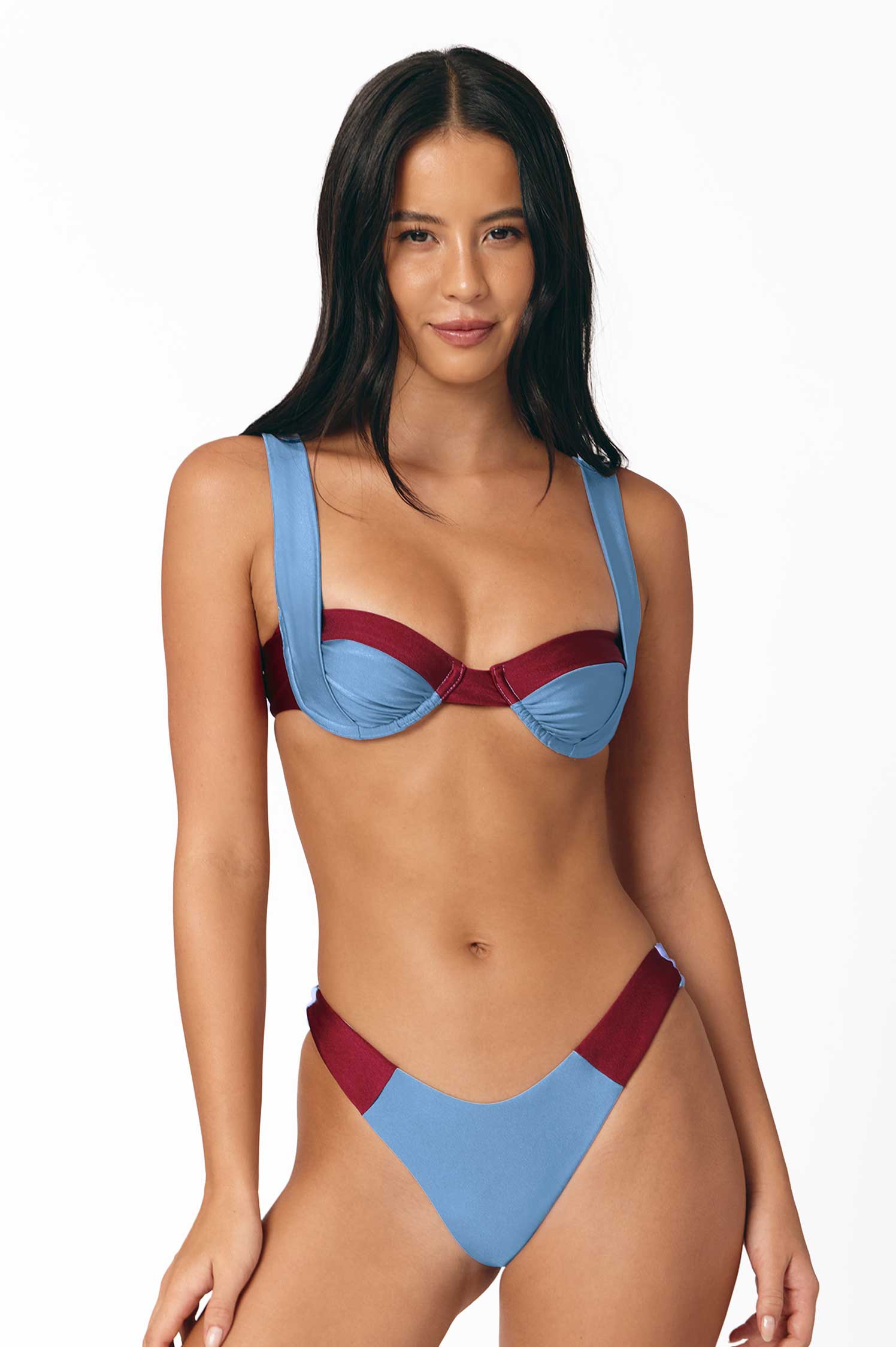 Tiara Ruched Underwire Top / Artemis