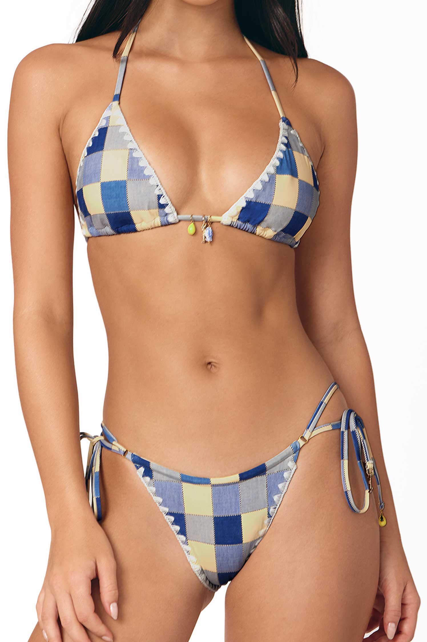 Maddy String Cheeky Bottoms / Sal de Mar
