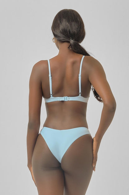 Underwire + Cheeky Set / Arctic Blue