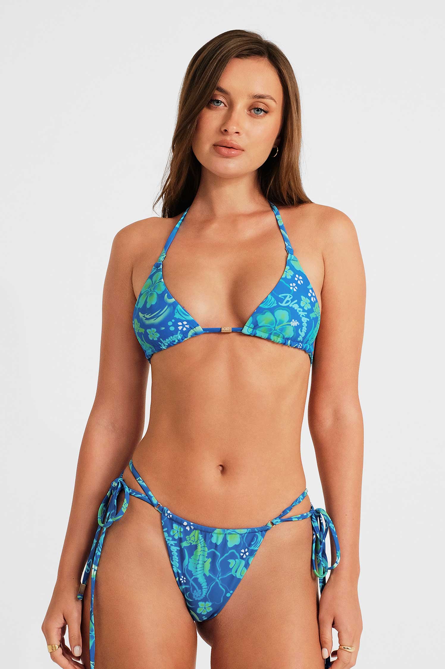 Maddy Triangle Top / Electric Beach FINAL SALE