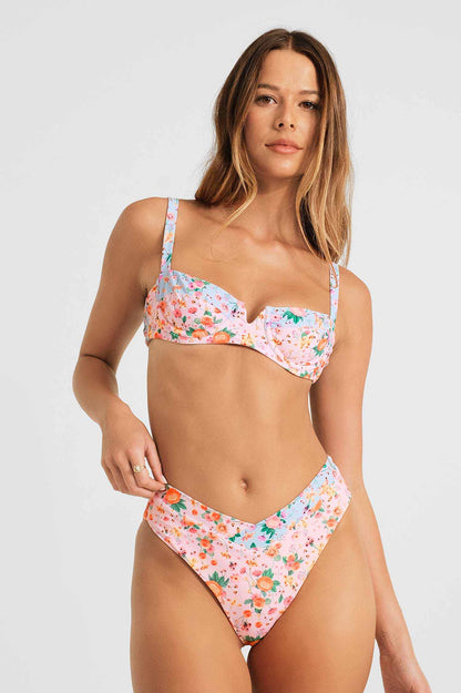Valentina High Waist Medium Bottoms / Venice Spring