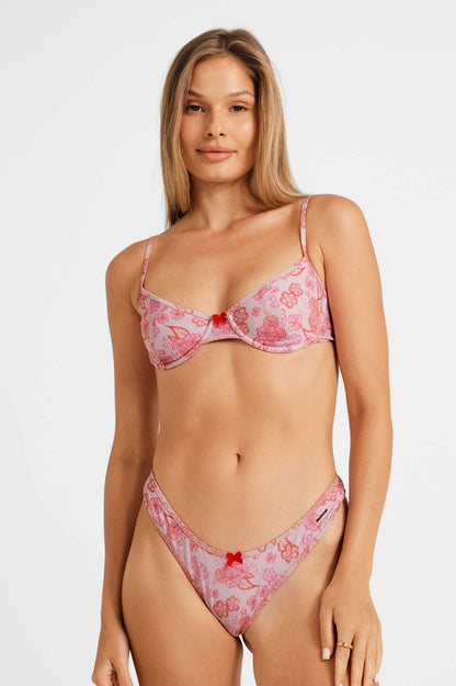 Fiona High Rise Cheeky Bottoms / Pretty Lady Shimmer