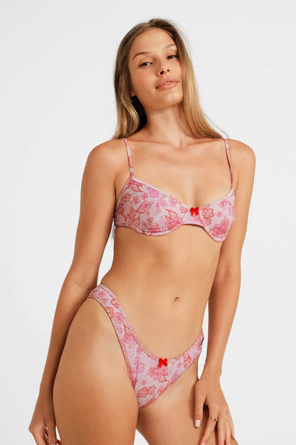 Fiona High Rise Cheeky Bottoms / Pretty Lady Shimmer