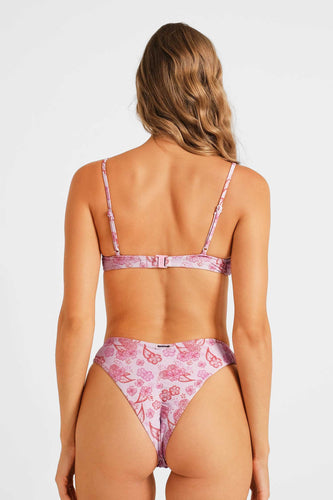 Sophia Ruched Cheeky Bottoms / Pretty Lady Shimmer FINAL SALE