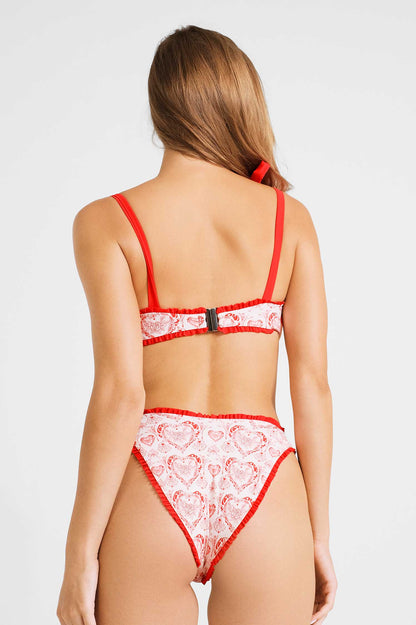 Blair Ruffled Medium Bottoms / Young Love