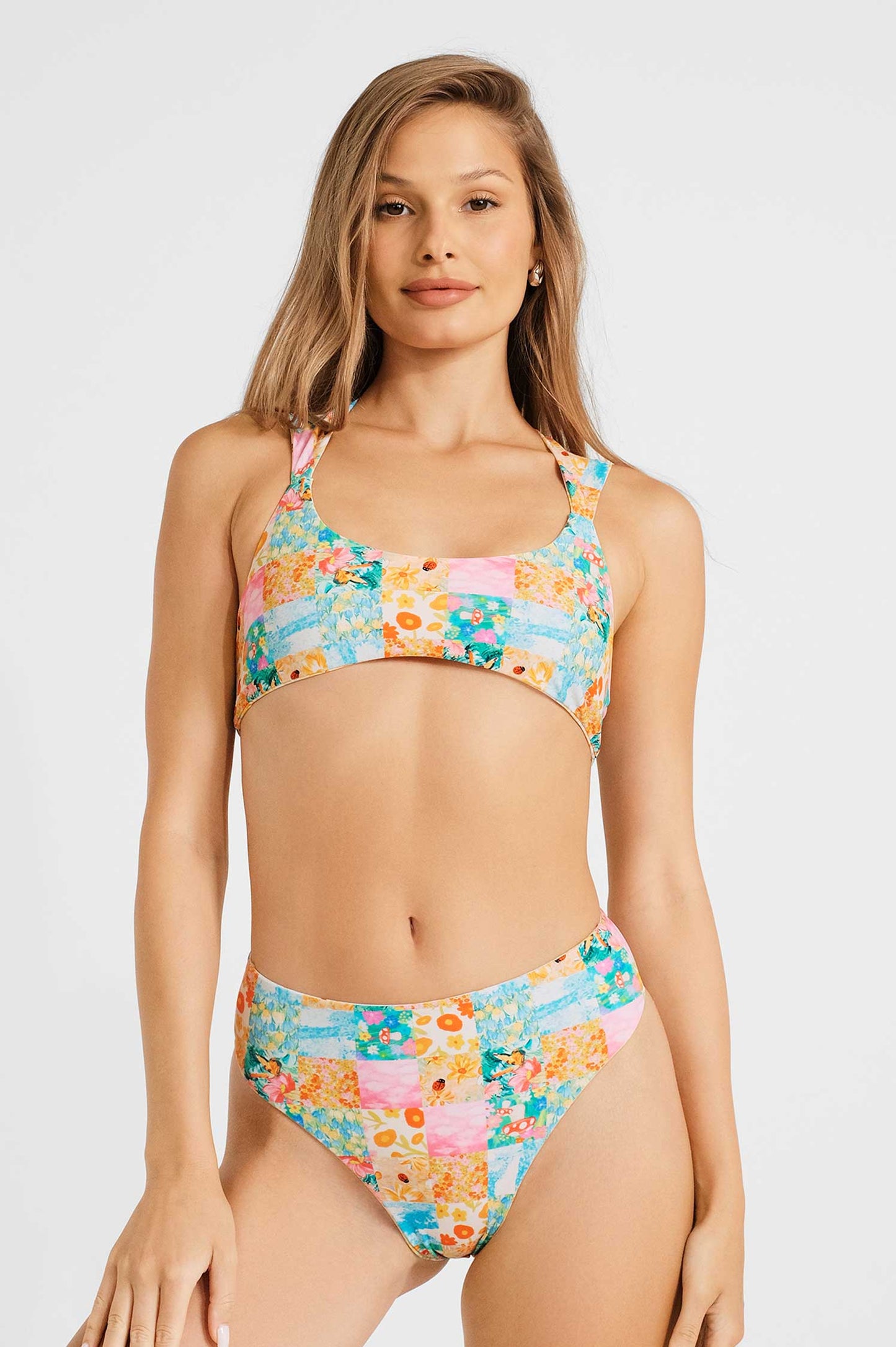 Ashley Scoop Neck Reversible Top / Love Bug FINAL SALE