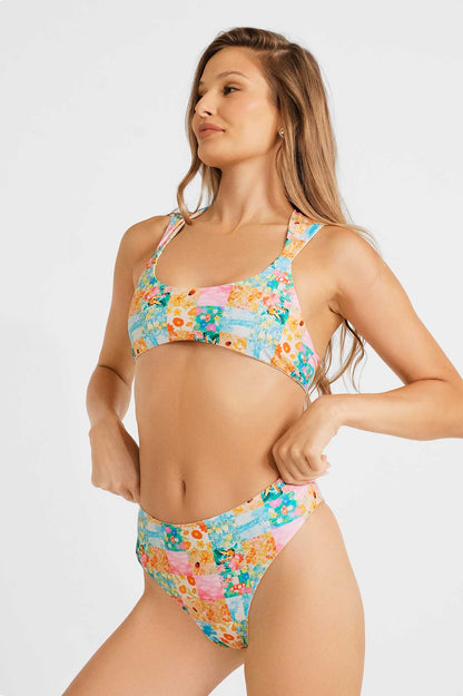 Ashley Scoop Neck Reversible Top / Love Bug FINAL SALE