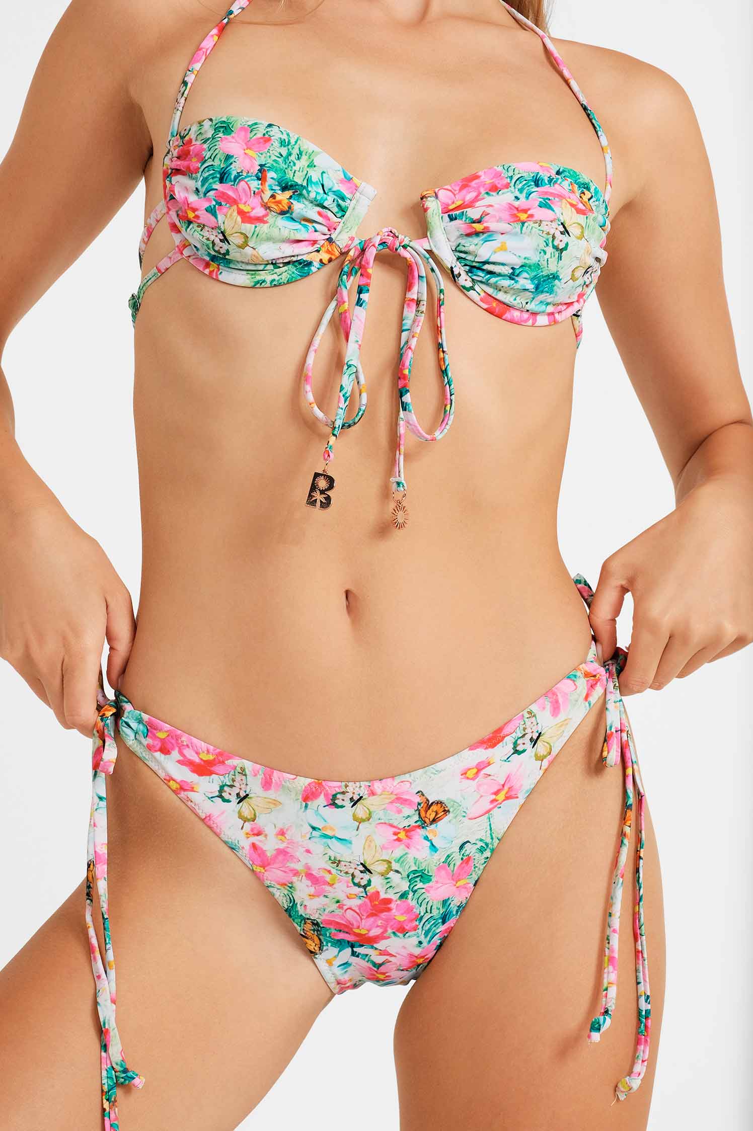 Zayin Side Ties Adjustable Bottoms / Fairy Tale FINAL SALE
