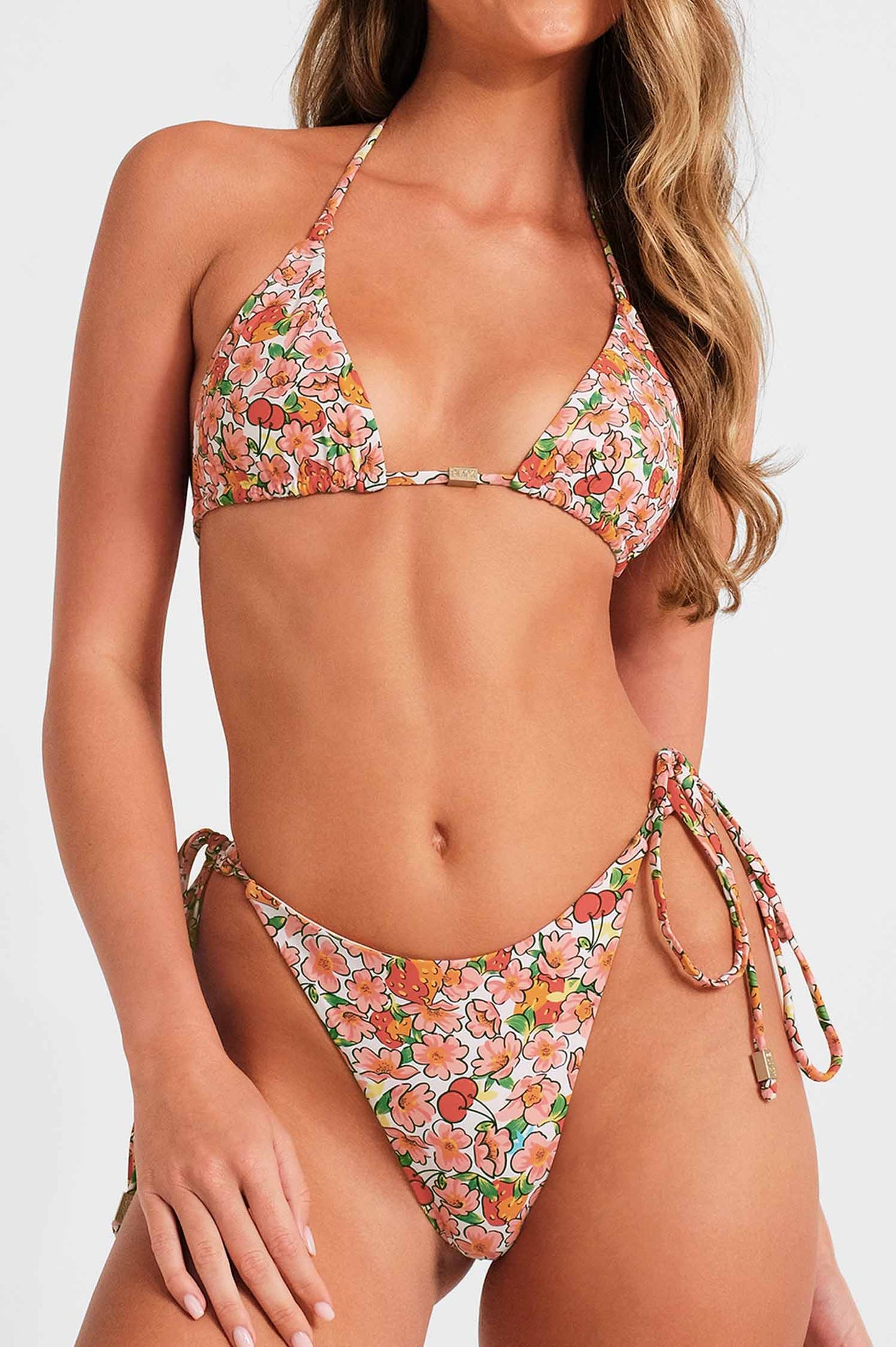 Maddy Triangle Top / Berry Cherry FINAL SALE
