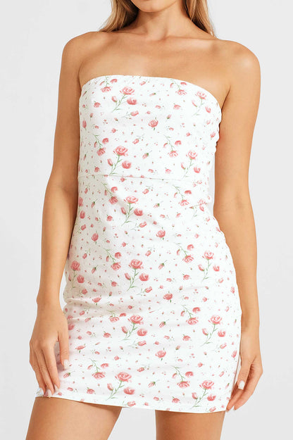 Ali Mini Tube Dress / Rose Water