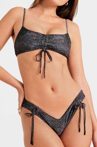 Sophia Scrunched Top / Stars Aligned Shimmer