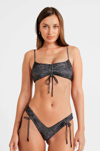 Sophia Scrunched Top / Stars Aligned Shimmer