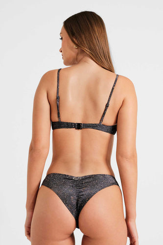 Sophia Ruched Cheeky Bottoms / Stars Aligned Shimmer FINAL SALE