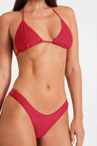 Martini Triangle Top / Ruby Shimmer FINAL SALE