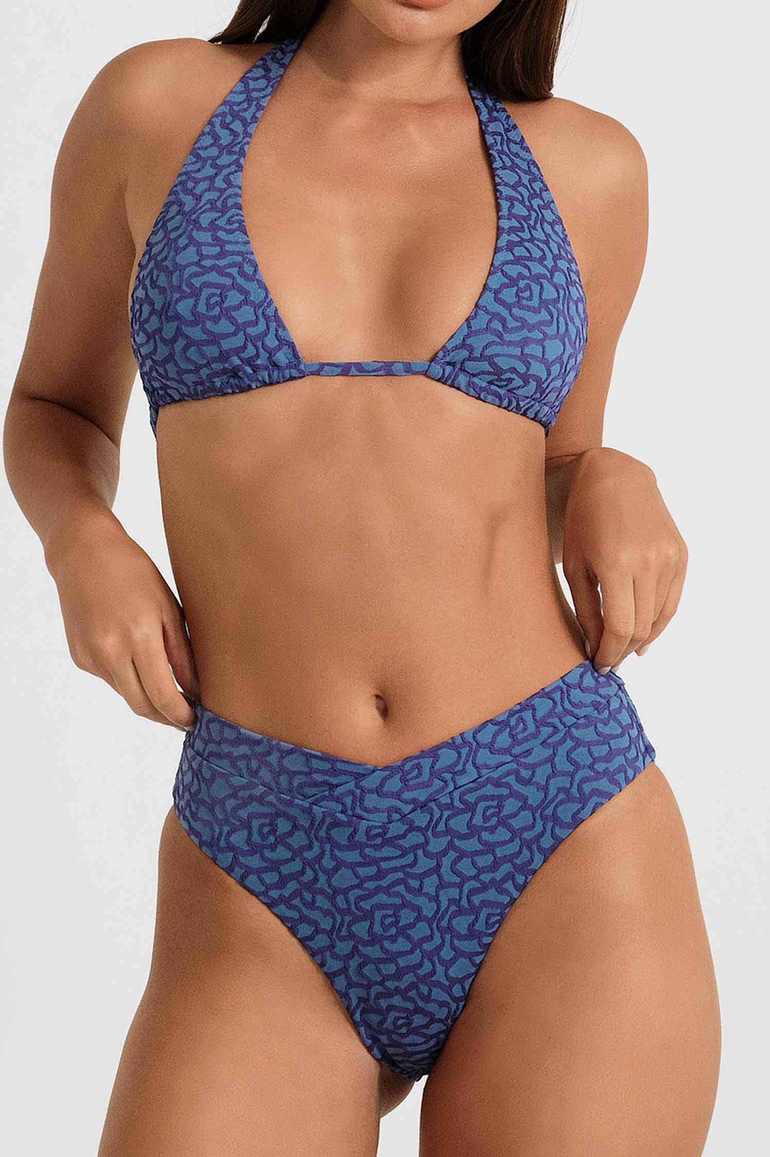 Valentina High Waist Medium Bottoms / Midnight Jacquard