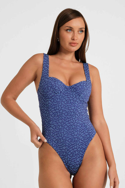 Sabrine One Piece / Midnight Jacquard