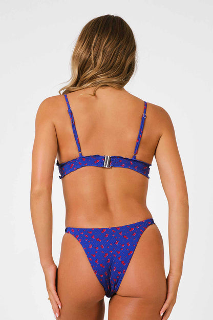 Darby Frilled Bralette Top / Heartache Pointelle