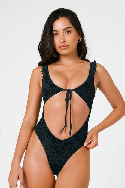 Nikola Cut-Out One Piece / Jaguar Roselle