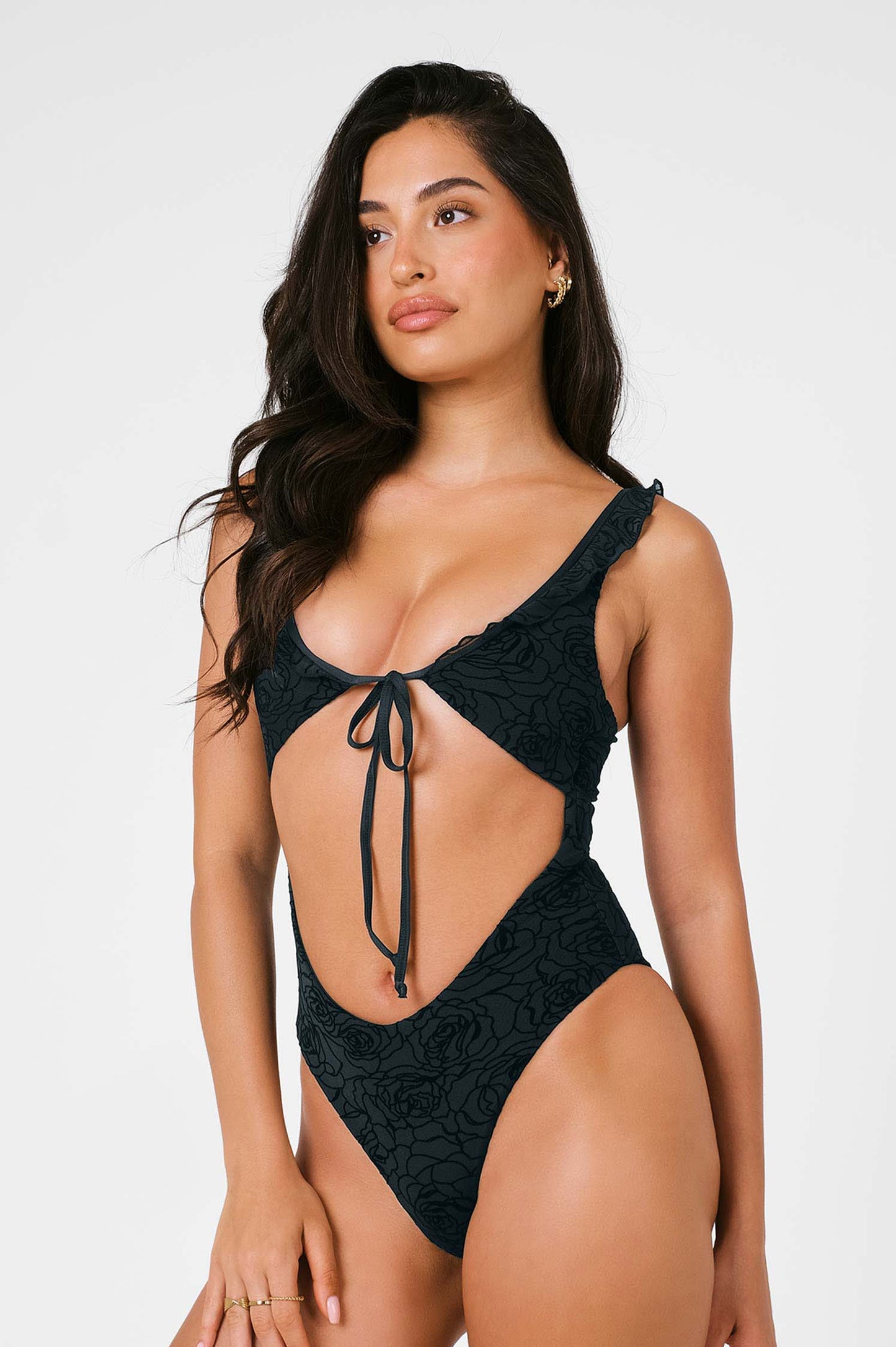 Nikola Cut-Out One Piece / Jaguar Roselle