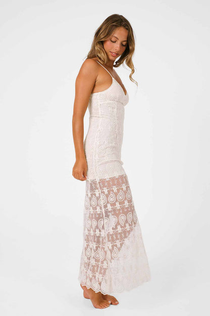 Winona Maxi Dress / Sandstone Lace FINAL SALE