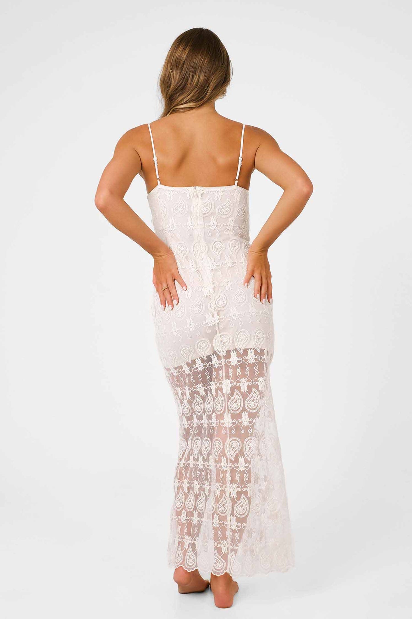 Winona Maxi Dress / Sandstone Lace FINAL SALE