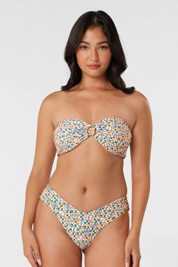 Shelby Bandeau Top / Conch Crush
