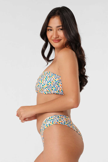 Shelby Bandeau Top / Conch Crush