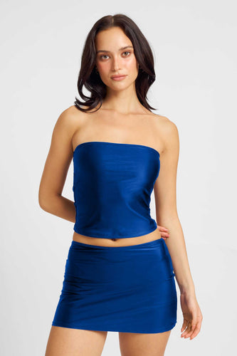 Nola Tube Top / Jazzy Blues Gloss
