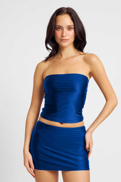Nola Tube Top / Jazzy Blues Gloss