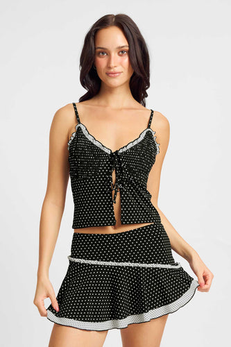 Louise Dainty Tankini Top / Love Noir