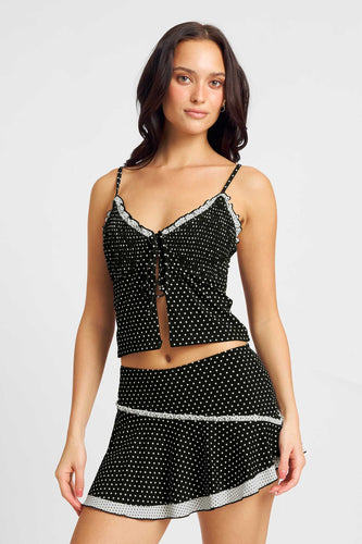 Louise Ruffled Skort / Love Noir