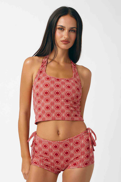 Rafi Cut-Out Tankini Top / Vacances