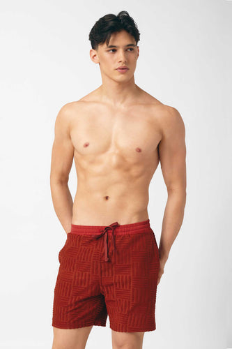 Men's Swim Shorts / Cherry Wine