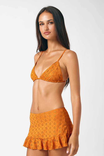 Celeste Frilled Skort / Caramel Eyelet