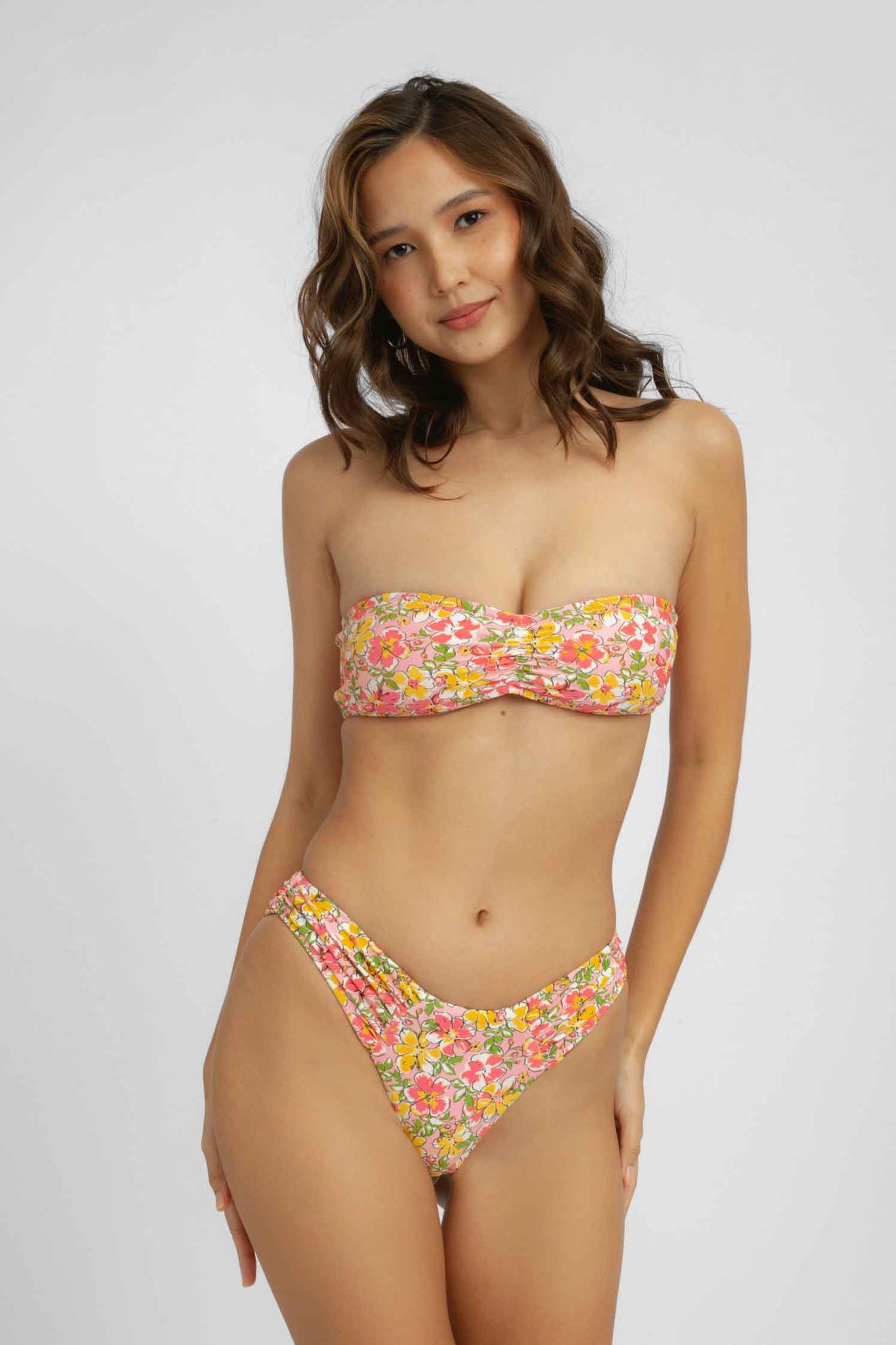 Audrey Ruched Medium Bottoms / Fiore FINAL SALE